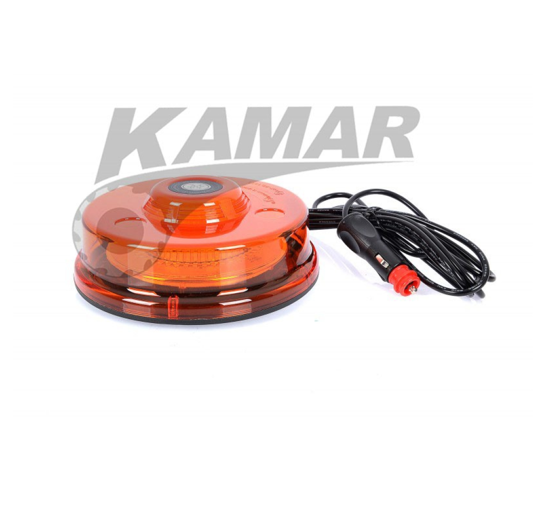 ROTIRAJUĆE SVJETLO NA MAGNET 12/24V NARANČASTO